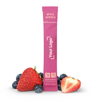 Poudre d'électrolytes naturelle 1g de sucre 10 calories, végétalienne, sans gluten, faible en calories, pour le sport et l'exercice