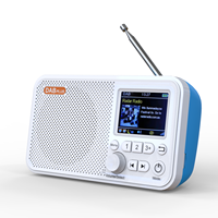 Reproductor MP3 de Alto Rendimiento con Pantalla LED a Color de 2.4 Pulgadas, Batería Integrada, BT5.0, Ranura para Tarjeta SD, Radio DAB Portátil, Receptor FM
