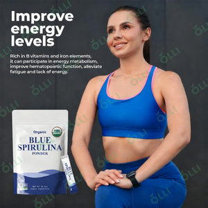 OLLI Label Pribadi Harga Grosir Pigmen Kelas Makanan Phycocyanin Bersertifikat Halal/Kosher Bubuk <span class=keywords><strong>Spirulina</strong></span> Biru Organik Herbal untuk Dewasa - Product Image 5