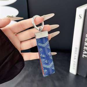 Hip-hop marque voiture porte-clés <span class=keywords><strong>cintre</strong></span> créatif cuir corde <span class=keywords><strong>taille</strong></span> accessoire clé décoration anneau modèle universel - Product Image 6