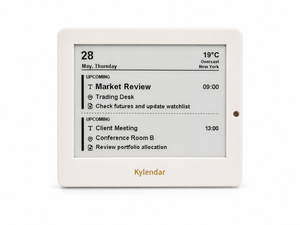 Kylendar Mini 4.2 "E-Paper Calendrier Intelligent WiFi Synchronisation Automatique Bureau Calendrier Planificateur Horloge Mondiale Météo Stock <span class=keywords><strong>Nouvelles</strong></span> - Product Image 1