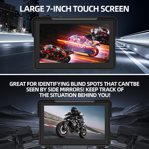 มาสตอร์ รุ่นส่วนตัว กันน้ำ <span class=keywords><strong>IP67</strong></span> หน้าจอ HD IPS ขนาด <span class=keywords><strong>7</strong></span> นิ้ว ระบบนำทาง GPS ไร้สาย รองรับ Android Auto แบบพกพา สำหรับมอเตอร์ไซค์ รองรับ Carplay - Product Image 6