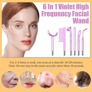 Máquina de Electrodos de Alta Frecuencia para Reafirmar la Piel, Eliminar Acné, Manchas y Arrugas, Terapia de Belleza, Cuidado Facial - Product Image 3