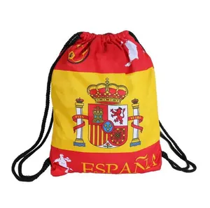 EK 2024西班牙拉绳袋西班牙球迷背包绳袋