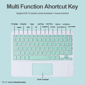 Funda para teclado con Touchpad, para iPad 10,2 8th 9th 10,9 10th Air4 5th Pro11, con Trackpad mágico, teclados, combo de ratón - Product Image 5