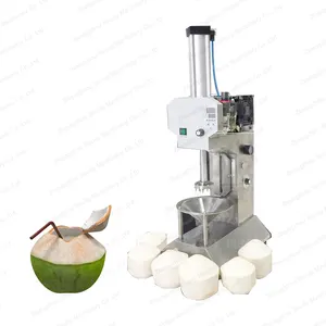 coconut desheller green tender coconut peeler cutting to diamond shape young coconut trimming machine