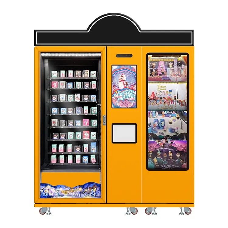 Yynong 블라인드 박스 장난감 간식 자동 판매기 셀프 서비스 쇼핑 무인 판매기 고품질 대용량 사물함