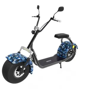 2019 Offre Spéciale pas cher populaire 1000 W/2000 W grandes roues Harlley style scooter électrique, mode ville scooter citycoco