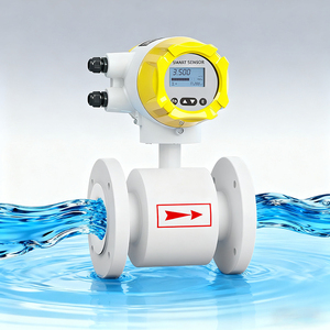 VOLKEコンパクトOEM電磁流量計デジタルLCD液体磁気流量計低価格水流測定Dn15-Dn300 - Product Image 6