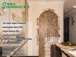 Película de grano de madera colorida y respetuosa con el medio ambiente para la decoración del hogar - Product Image 4