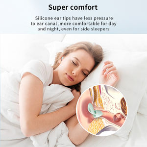 Бесшумные Сверхудобные многоразовые затычки для ушей для сна и путешествий, гибкие силиконовые беруши для защиты слуха - Product Image 6