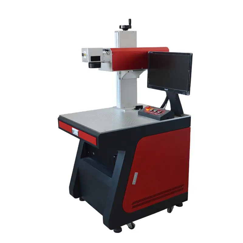 Multi Function 3D Portable 3W 5W 10W Colour Uv Laser Marking Machine For Glass