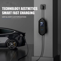 交流电动汽车充电器 便携式 3.5kW 7kW Type1 Type2 J1772 NACS GBT 智能APP WiFi IP65 防水 旅行户外定制 OEM供应商