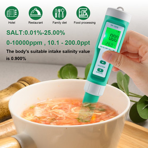 10合1水质测试仪PH/ORP/<span class=keywords><strong>EC</strong></span>/H2 /S.G /TDS/盐/温度/电阻率食品水族箱池用肥料食品盐度计 - Product Image 5