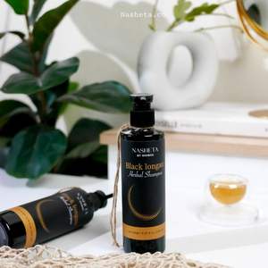 Champú Líquido de Extracto de Semillas Herbales Naturales Black Longan WANMAI29, Calmante para el Cuero Cabelludo Sensible, Antioxidante, Protección del Color - Product Image 3