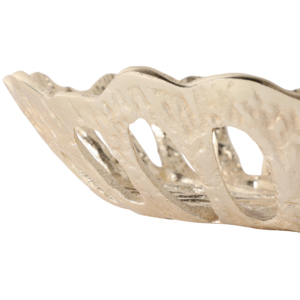 Ciotole Decorative Traforate a Forma di Fiore, Piccole Scatole Portaoggetti in Metallo Dorato, Centrotavola - Product Image 5