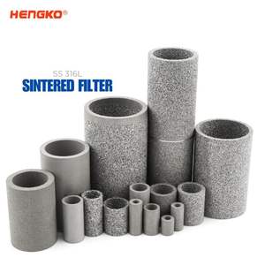 Tubo Filtrante in Polvere Metallica Sinterizzata Microporosa HENGKO, Filtro Idraulico ad Alta Pressione, Altri Materiali Filtranti - Product Image 5