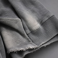 Ensemble sweat-shirt et short surdimensionné, ensemble de survêtement délavé vintage personnalisé