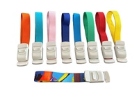 Torniquete de hebilla de TPE/nailon de alta calidad y barato al por mayor para uso médico con tamaño y color personalizados