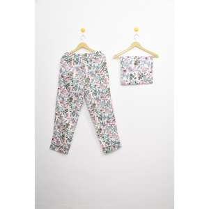 Top Selling Elegant Floral Cotton Pajama Set Hand Block Print Nightwear for Women Lightweight Summer <b>Lounge</b> Set - Product Image 2