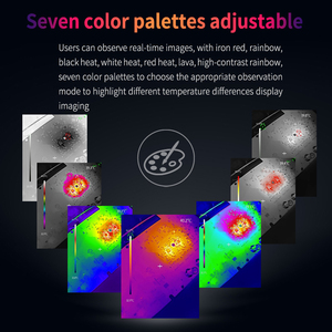 Cámara Termográfica UNI-T UTI256M para Smartphone, 256x192 Píxeles, Compatible con Android, Detección de Calor por Suelo Radiante, 7 Paletas de Colores, Certificación CE - Product Image 3