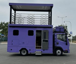 Casa Móvil RV con Techo Elevable, Muebles, Refrigerador, Aire Acondicionado, Batería, Inodoro, Ducha, Cocina, Bar, Diésel 156hp, Neumático de Acero - Product Image 3