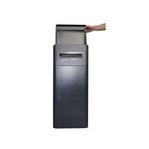 Buzón de Correos y Paquetería Grande para Exteriores, Impermeable, Independiente, de Acero Galvanizado, con Cerradura y Protección Antirrobo - Product Image 3