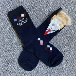 جوارب أمريكية مخصصة بالجملة Nuoxin pierica pierent جوارب هدية مضحكة-جوارب جديدة - Product Image 2