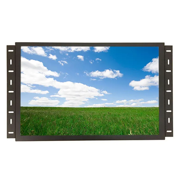 Moniteur LCD industriel capacitif étanche, avec grand écran lecture de lumière du soleil, 1000 nts, haute luminosité 1440x900, 10-19 pouces