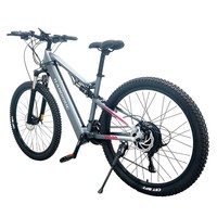 Bicicleta de Montaña Todoterreno Elektro de 27.5 Pulgadas con Motor Trasero de 1000W, 21 Velocidades, Aleación de Aluminio, Suspensión Completa, Freno de Disco Hidráulico, 48V