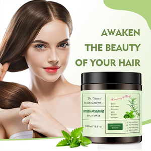 Mascarilla Capilar Hidratante de Romero Herbal, Sin Sulfatos, Orgánica, Anticaspa, con Queratina, Anti-Caída del <span class=keywords><strong>Cabello</strong></span>, Marca Privada Dr.Grace - Product Image 2