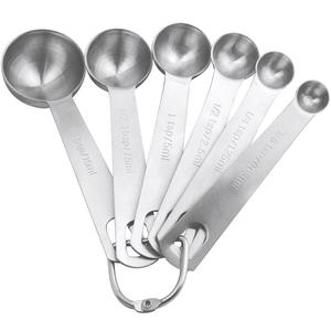 Stainless Steel <b>Measuring</b> <b>Spoon</b> Set 7 Piece With Graduations Multi Purpose Kitchen Tool For Baking And Seasoning - Product Image 2