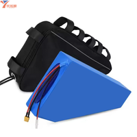 Batterie de vélo électrique triangulaire 48V 52V 60V 72V 20Ah 29Ah 30Ah 40Ah, pack de batteries lithium-ion 18650 pour vélo électrique, scooter, kit moteur