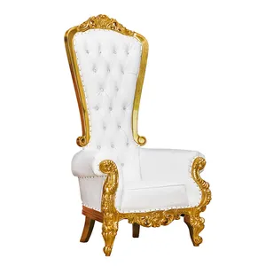 China Cheap Royal Throne Armchair King Queen Chair