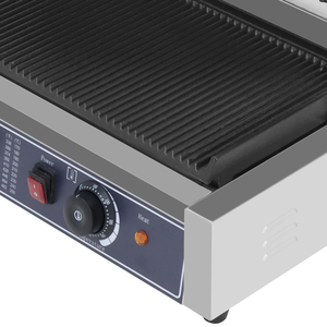 Nieuwe elektrische tafelmodel <span class=keywords><strong>panini</strong></span> grillmachine, volautomatisch, rookvrij, voor gegrild vlees, met streepcontactgrill, hoge voedingskwaliteit - Product Image 3