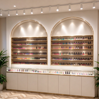 Nouvelle étagère de présentation, chaise de manucure, fournitures de salon de beauté tout-en-un, bureau de réception personnalisé, collecteur de poussière LED, mobilier de magasin