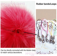 Pompons en fausse fourrure de renard 4 pouces 10cm pour chapeaux avec boule de fourrure floue à pression pour bonnet écharpe en tissu pompons personnalisés avec bouton pression