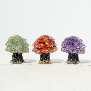 <span class=keywords><strong>Arbre</strong></span> en résine de cristal fait main, figurine en améthyste, quartz rose, œil de tigre, ornement de bureau, décoration, pierre de guérison, cadeau - Product Image 3