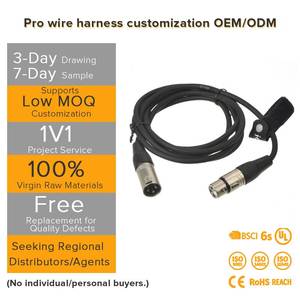 Professionele merk koperen bekabelingsset 0,8 mm pitch, aftermarket, pijnloze universele stereo radio kabel - Product Image 1