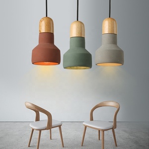 Intérieur Loft <span class=keywords><strong>Suspension</strong></span> <span class=keywords><strong>Ciment</strong></span> Éclairage Béton Décoratif Led Lumière Pendante pour la Cuisine - Product Image 1