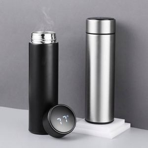Thermos à double paroi avec isolation sous vide 500 ml, affichage numérique de la température LED, bouteille d'eau intelligente en acier inoxydable - Product Image 2