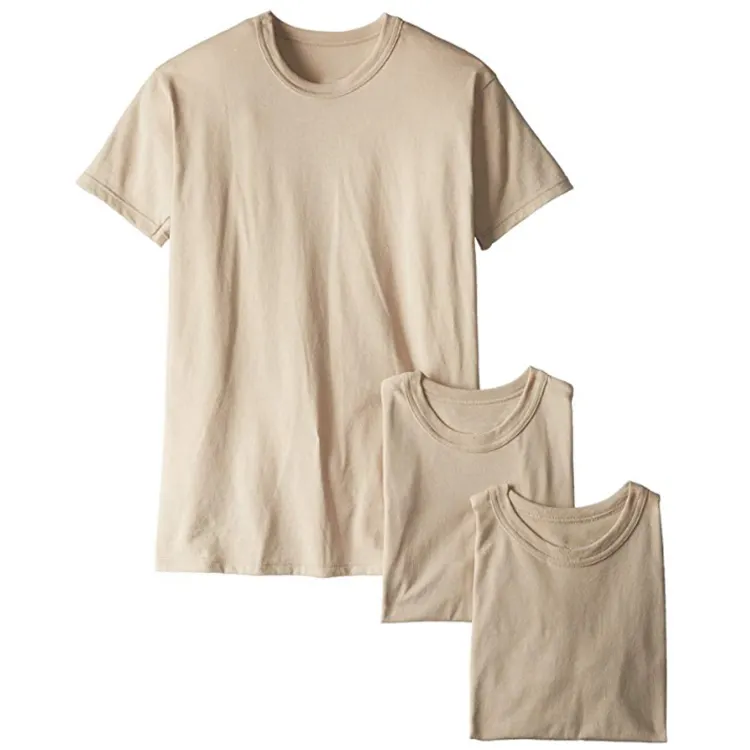T-shirt AR 670-1 Coyote Brown USA Poli Cotone Militare Tee Militare Morbido Filato Tee