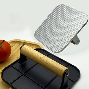 Presse à hamburgers en fonte robuste pour galettes de viande - Product Image 4