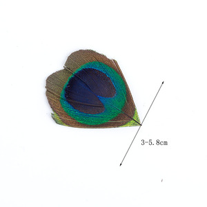 Vente en gros de plumes naturelles aux yeux de paon pour bricolage, décoration de mariage, décoration de la maison bohème, accessoires de déguisement - Product Image 1