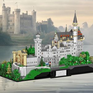 Set de Bloques de Construcción Swan Castle Modelo 88188, Más de 800 Bloques, Juguete Educativo de Ensamblaje con Batería, Regalo para Adultos y Niños - Product Image 1