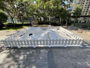 Party Rentals Grimpeur de jeu doux blanc avec équipement de jeu doux de <span class=keywords><strong>voiture</strong></span> Équipement de divertissement fosse <span class=keywords><strong>à</strong></span> balles carrée de jeu doux d'intérieur - Product Image 5