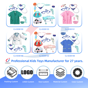 Trousse de jeu portable Chengji : Kit médical d'imitation pour <span class=keywords><strong>docteur</strong></span> et infirmière, avec <span class=keywords><strong>valise</strong></span> d'équipement éducatif - Product Image 4