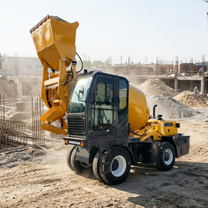 Hanlong Fabrik 4 Kubikmeter Mobile Automatische Betonanlage 4x4 CE Selbstladender Betonmischwagen - Product Image 1