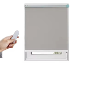 Persianas Enrollables de Poliéster SAMADHI con Sistema de Control de Resorte Inalámbrico para Seguridad Infantil y Oscurecimiento de Ventanas - Product Image 1