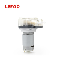 Pompe doseuse péristaltique à faible bruit LEFOO, petite, à balais, DC 12/24V, de qualité alimentaire, pour machine à boissons